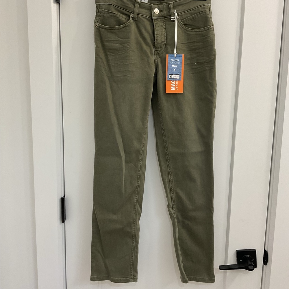MAC Jeans Green Straight Leg Melanie Jeans